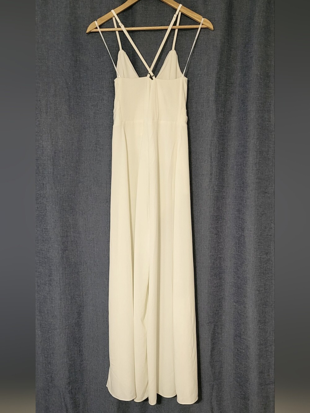 Time for You White Pleated Split Leg Jumpsuit - Picture 6 of 9